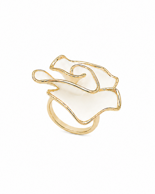 Anello Matilda bianco