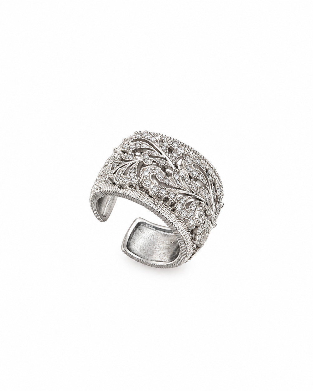 Anello Flora in Brass rodio