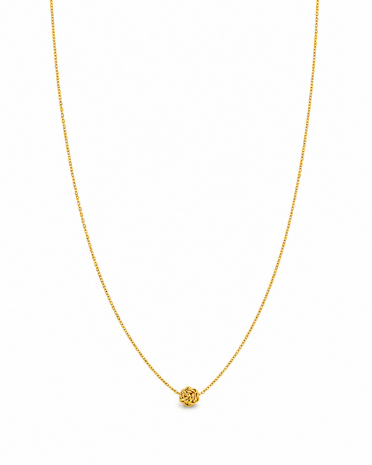Girocollo in Oro 9kt con Nodo