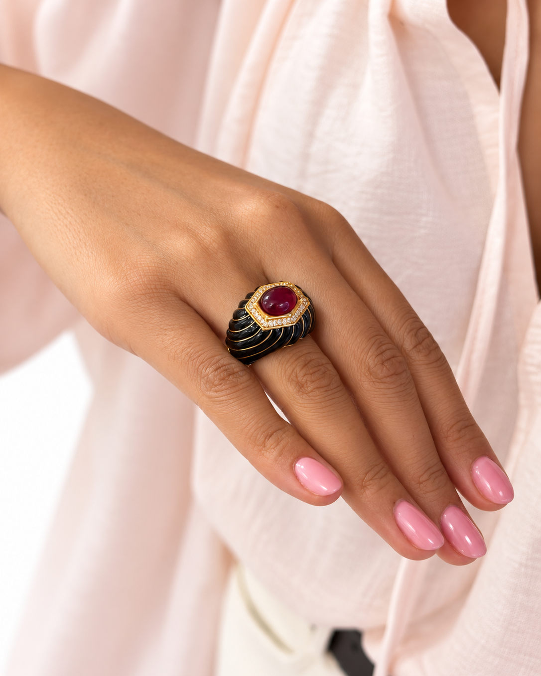 Anello Michelle in Brass dorato