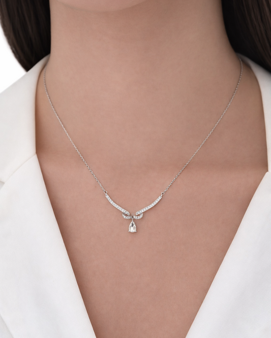 Girocollo Greta in Argento rodio