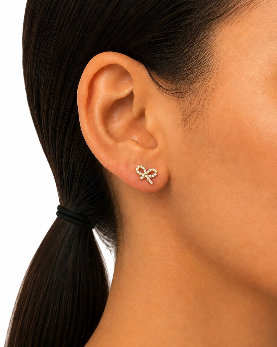 Orecchini in Oro 9kt Fiocchetto
