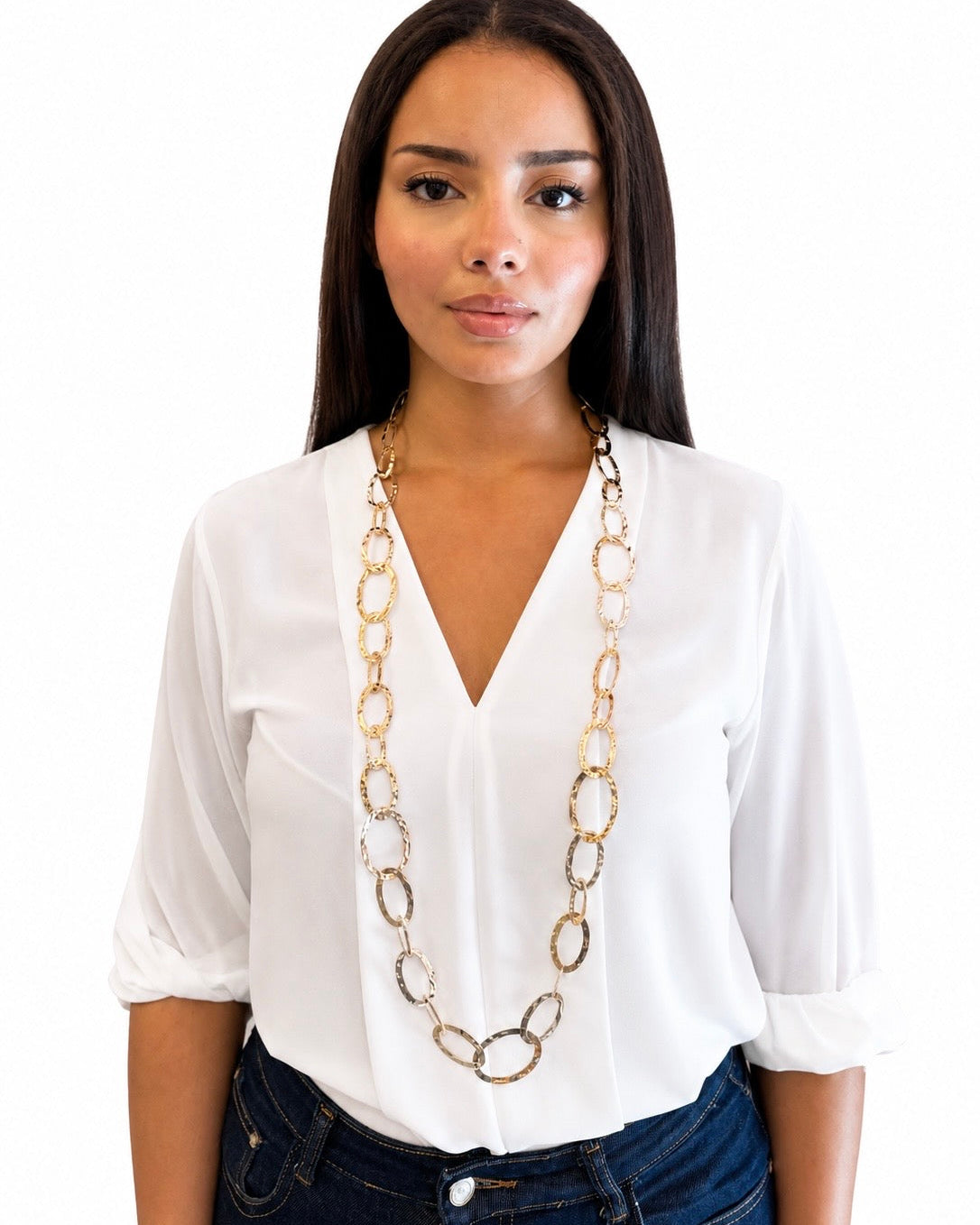 Collana in Argento Battuto