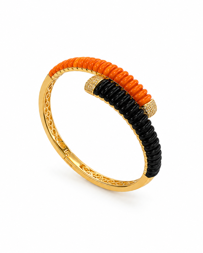 Bracciale Noemi in Brass dorato aperto