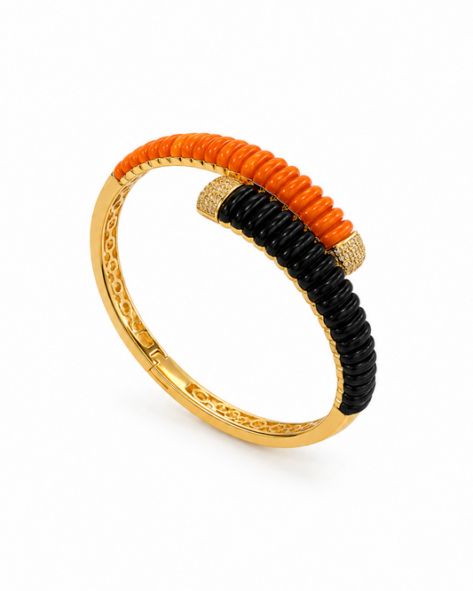 Bracciale Noemi in Brass dorato aperto