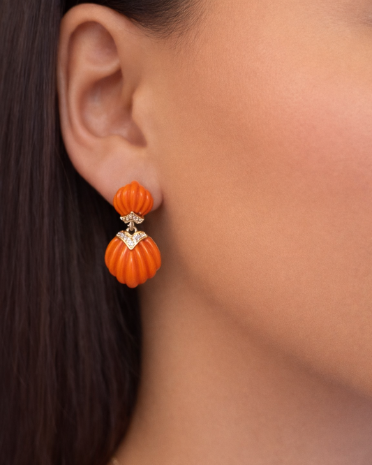 Orecchini Lidia in Brass