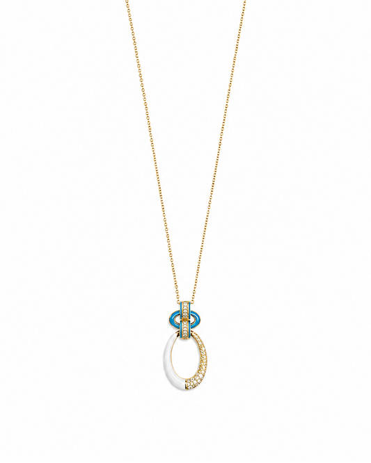 Girocollo Jennifer in Brass dorato