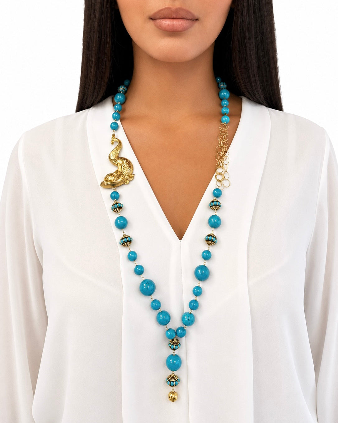 Collana con pasta di Turchese