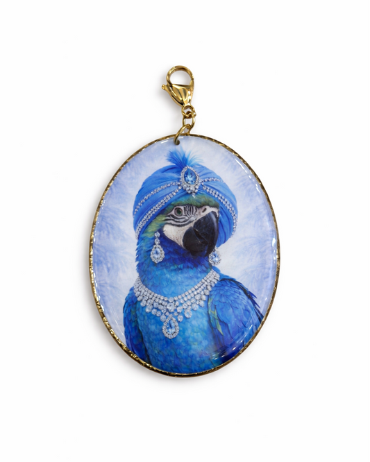 Pendente con Pappagallo Blu