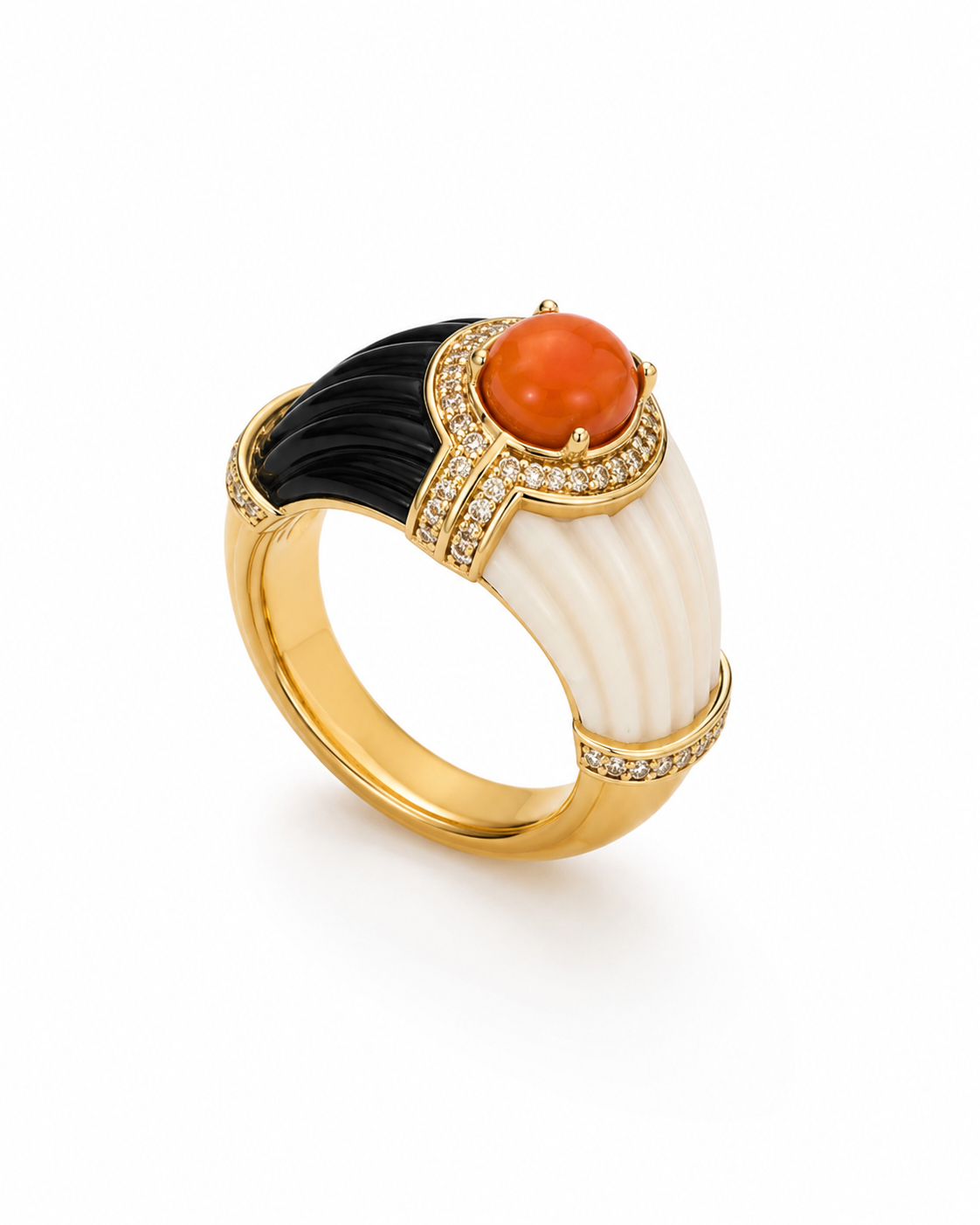 Anello Noemi in Brass dorato