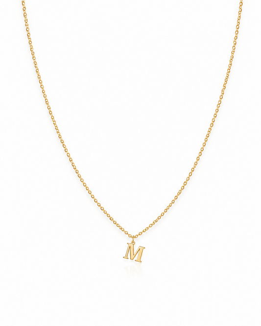 Girocollo personalizzato Iniziale Oro 9kt