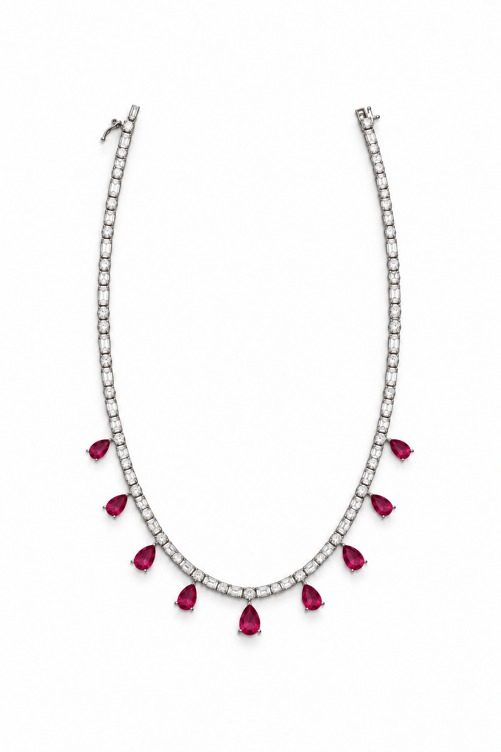 Girocollo Glinda Rosso in Argento 925