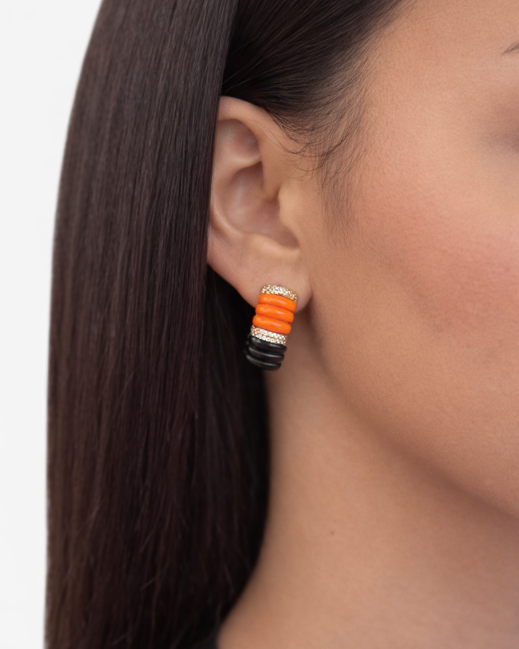 Orecchini Noemi in Brass dorato