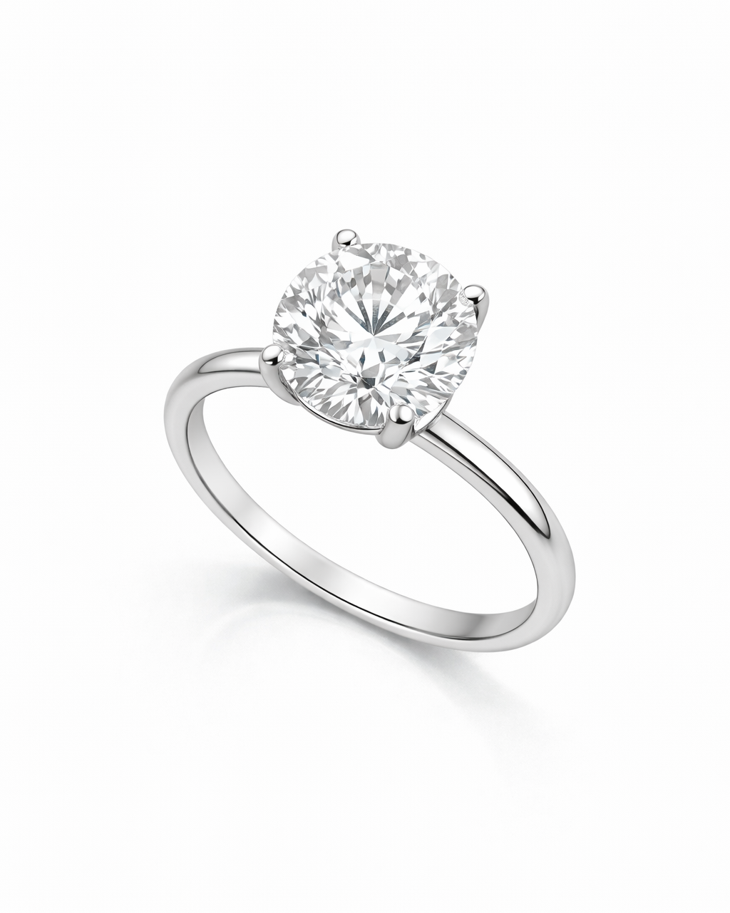 Anello Moissanite Solitario ct 3