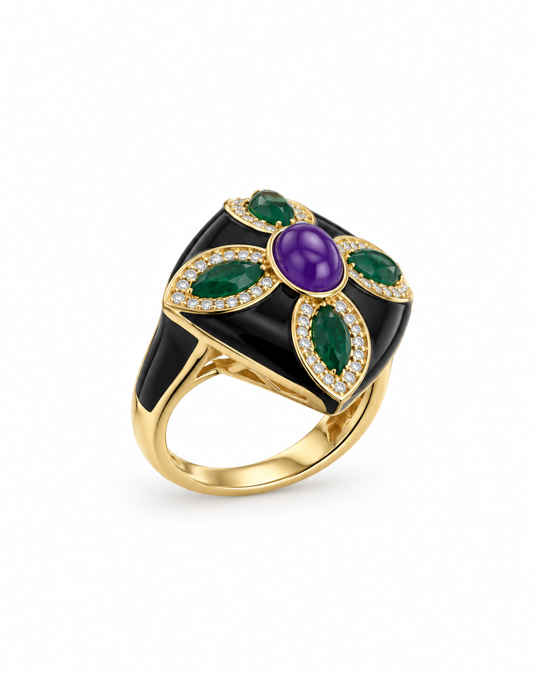 Anello Alina in Brass dorato