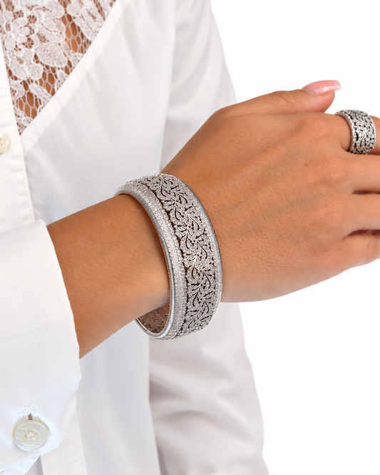 Bracciale Flora in Brass rodio