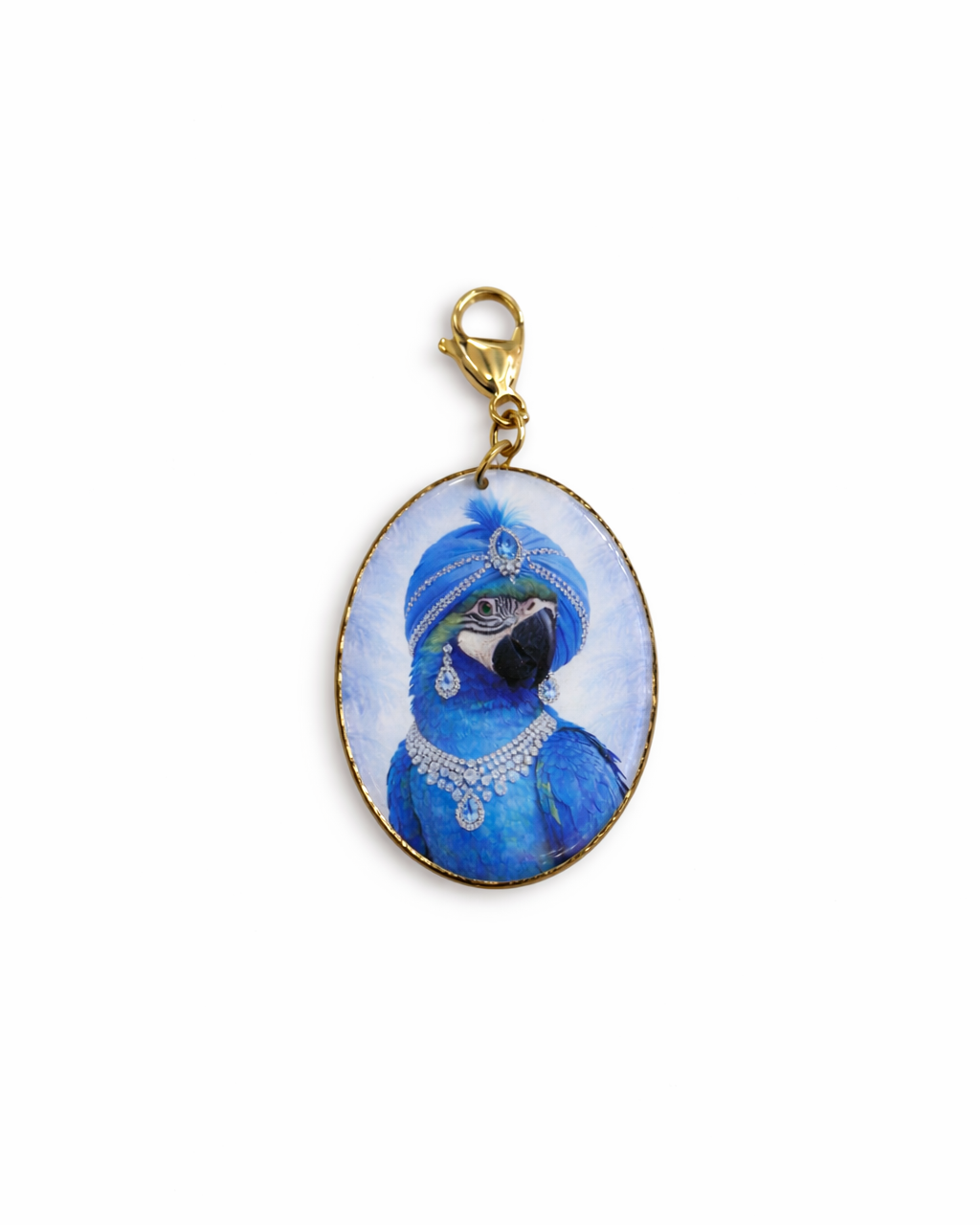 Pendente con Pappagallo Blu