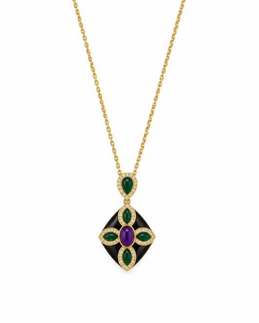 Girocollo Alina in Brass dorato