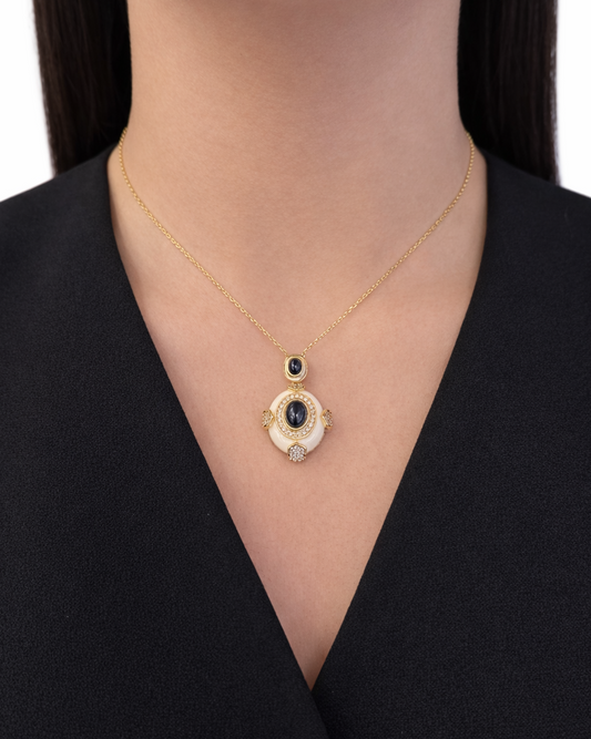 Girocollo Rebecca in Brass dorato