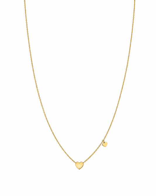 Girocollo in Oro 9kt con Cuoricini