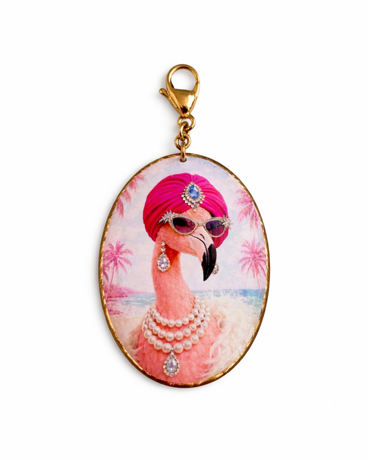 Pendente con Fenicottero Rosa