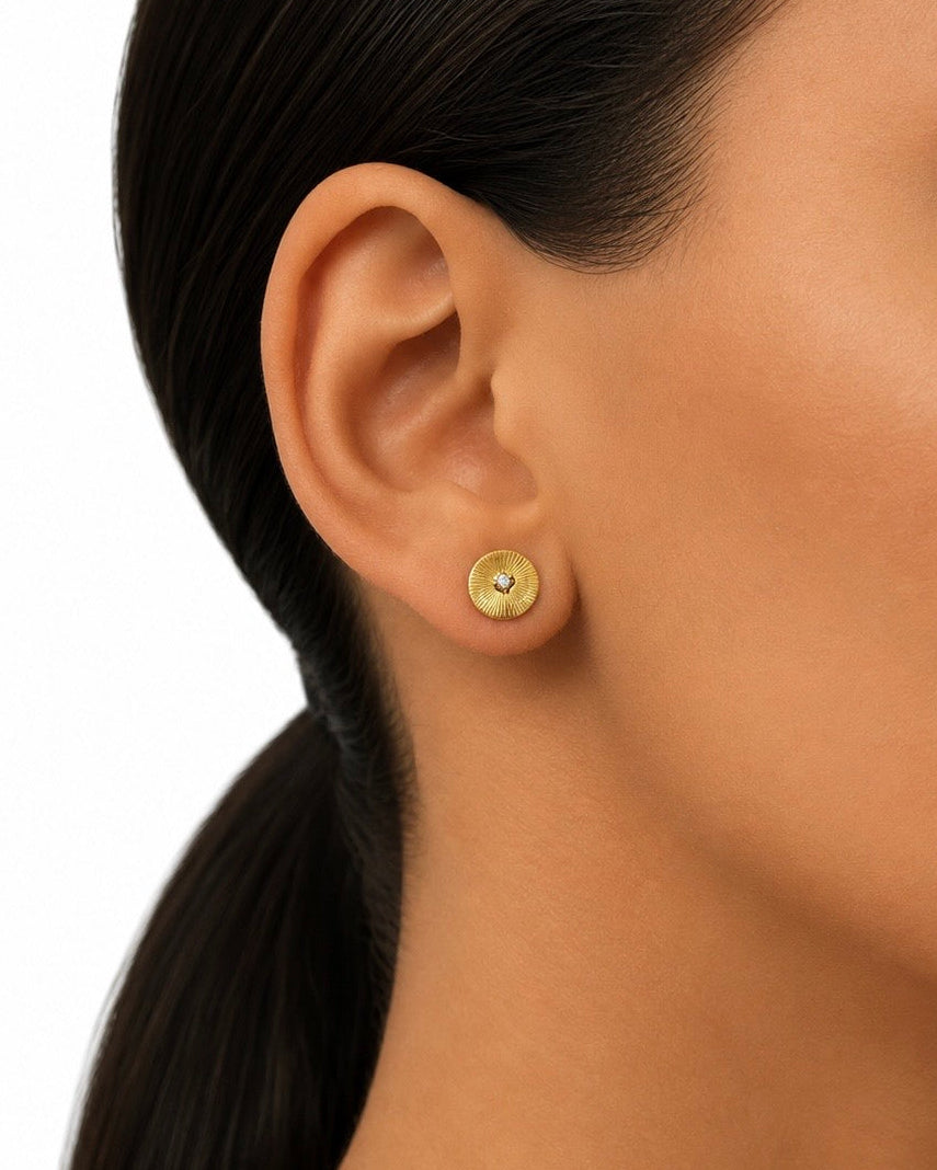 Orecchini in Oro 9kt Bottoncino