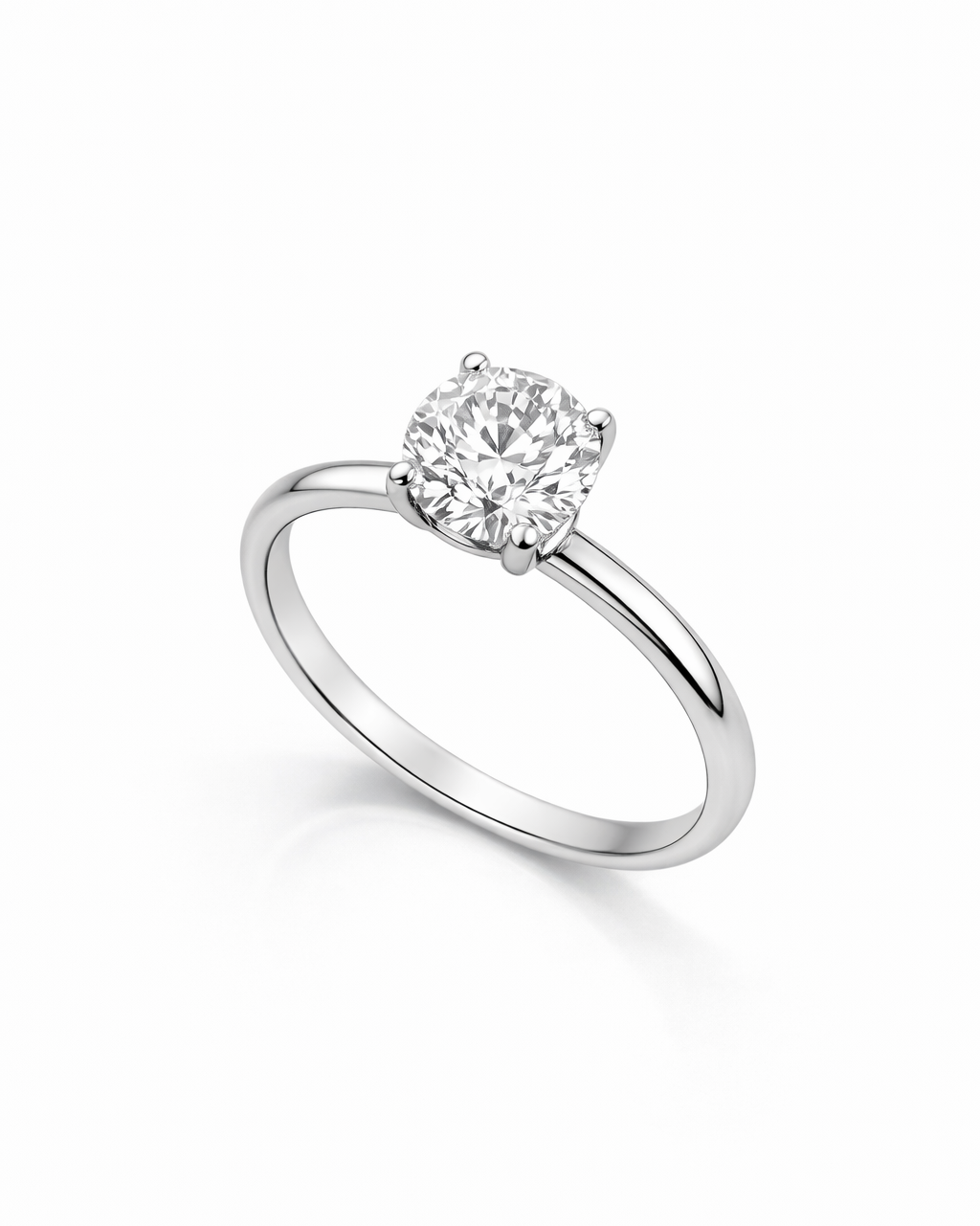 Anello Moissanite Solitario ct 1,2