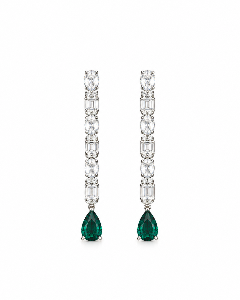 Orecchini Glinda Verdi in Argento 925
