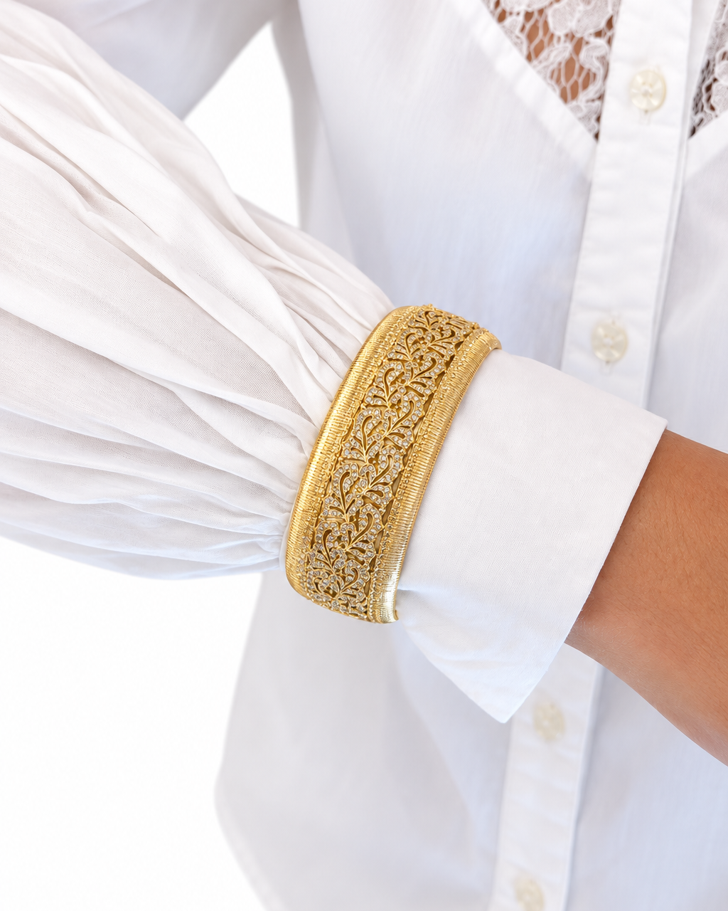 Bracciale Flora in Brass dorato