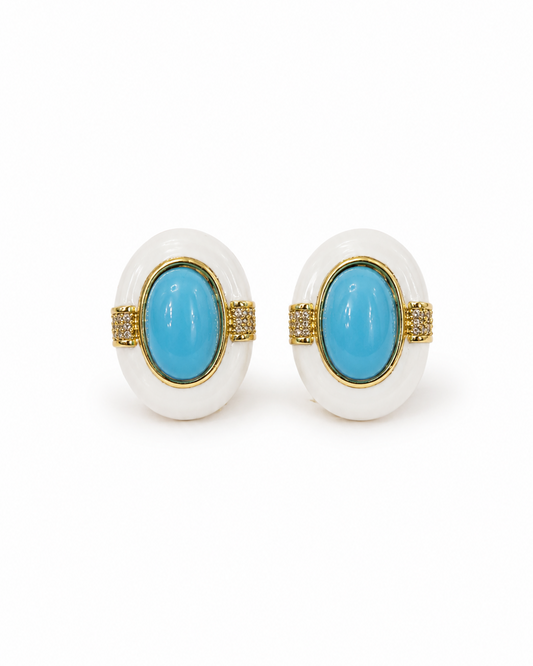 Orecchini Selene in Brass dorato