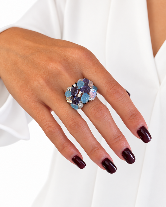 Anello Dalila Tutti Frutti in Argento 925