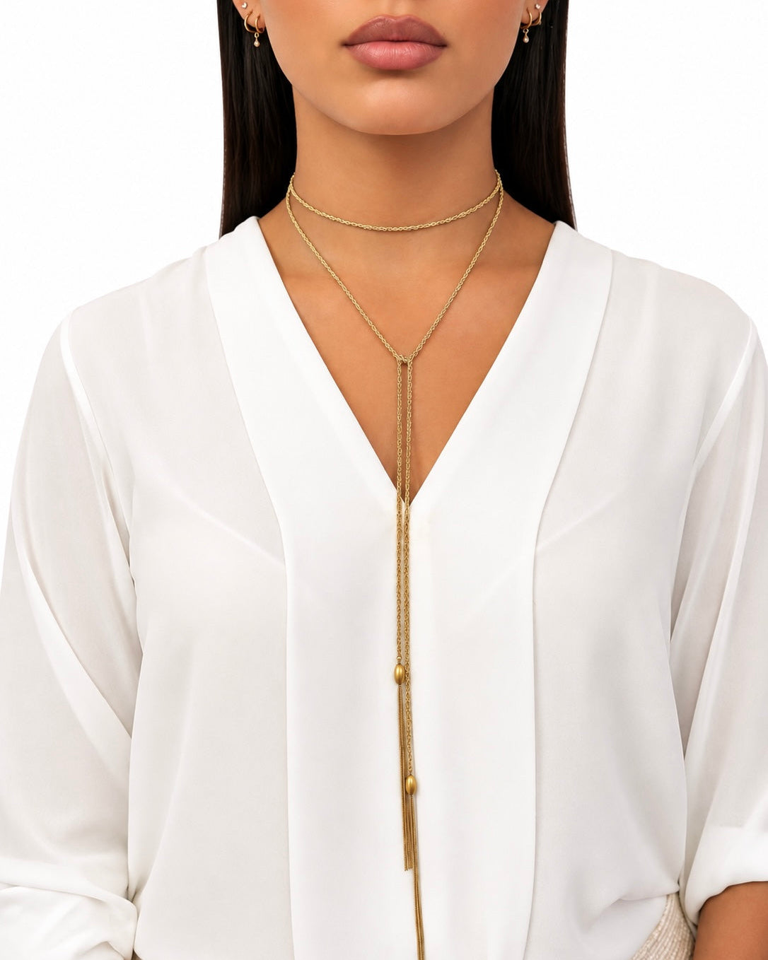 Collana fatta a mano in Argento 925 placcato Oro Giallo 18kt