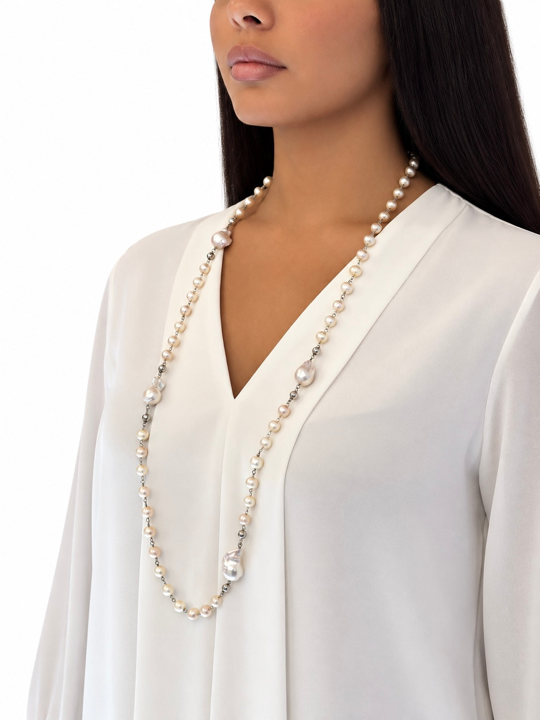 Collana Bianca in Argento 925