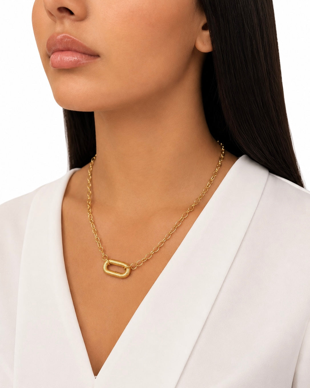 Girocollo Viky in Brass dorato