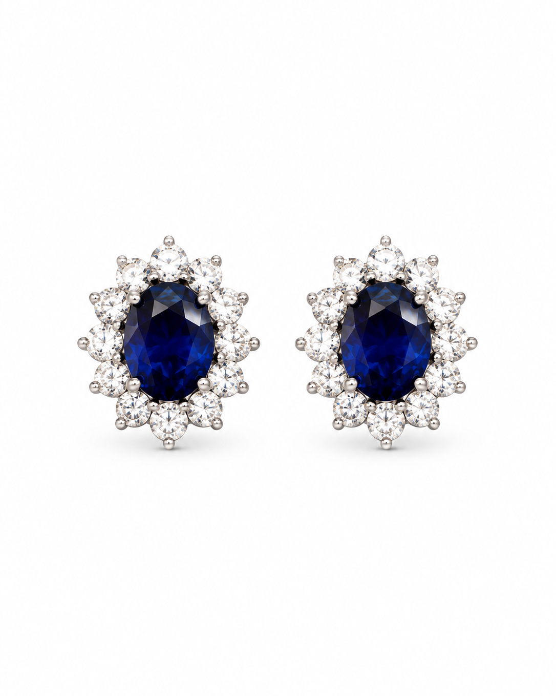 Orecchini Anastasia Blu in Argento 925