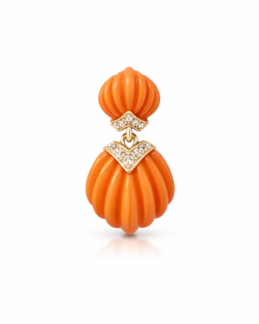 Orecchini Lidia in Brass