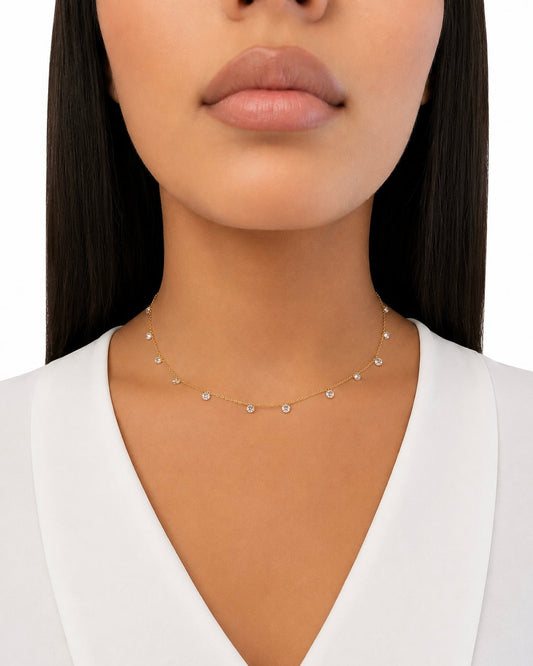 Girocollo Cassandra in Argento dorato