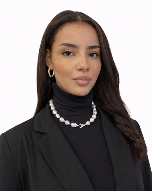 Collana corta con Perle Barocche