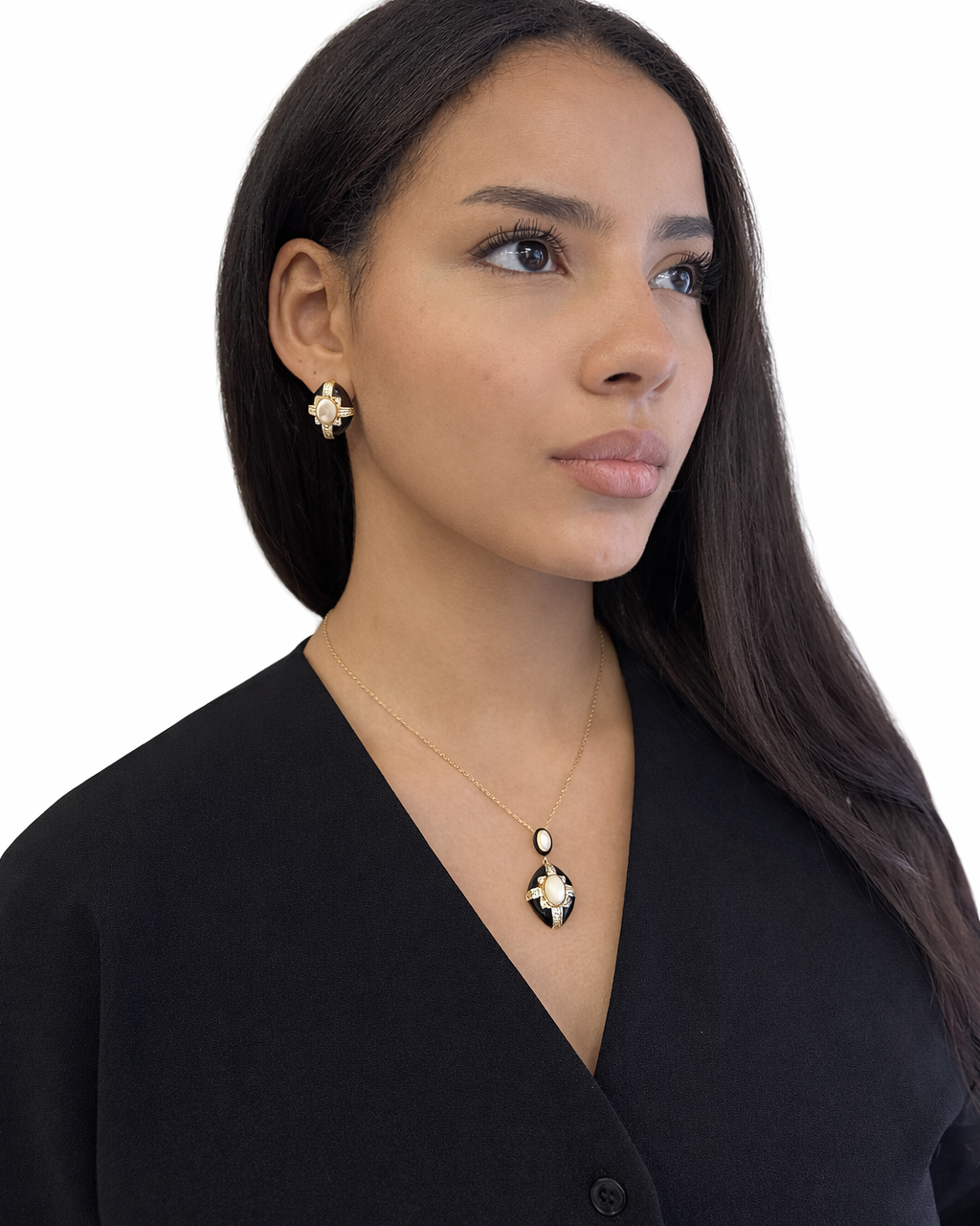 Girocollo Beatrice in Brass dorato