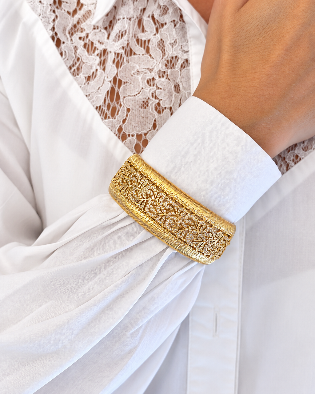 Bracciale Flora in Brass dorato