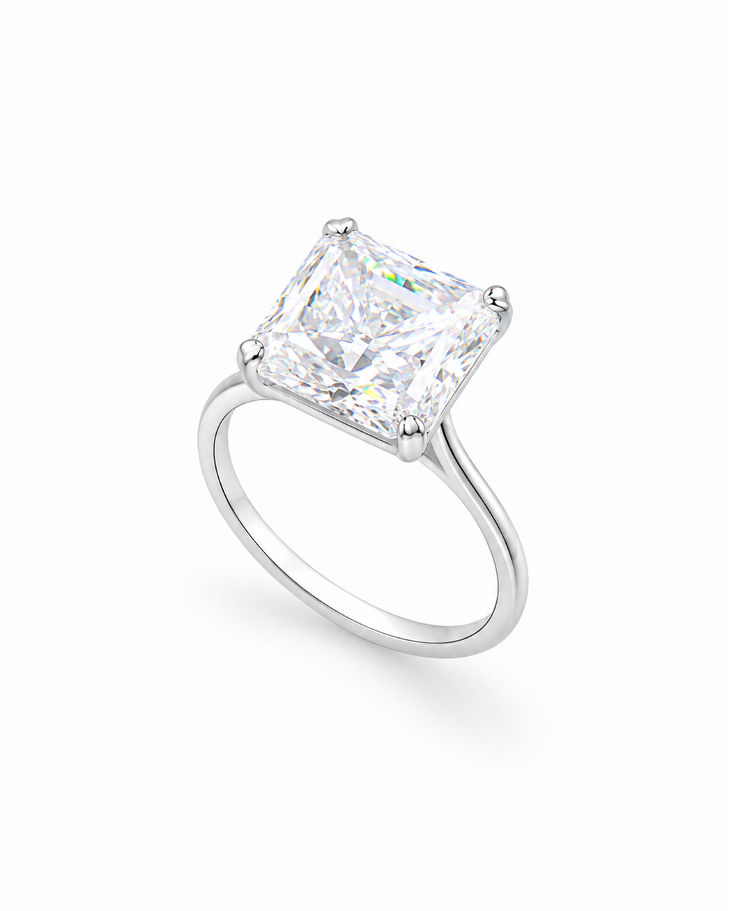 Anello Moissanite Solitario ct 6