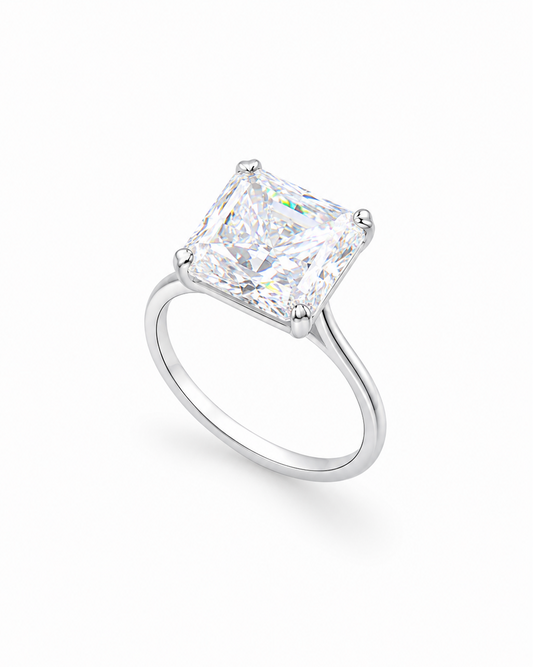 Anello Moissanite Solitario ct 6