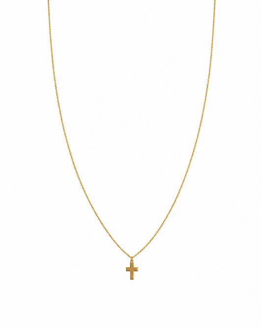 Girocollo in Oro 9kt con Croce
