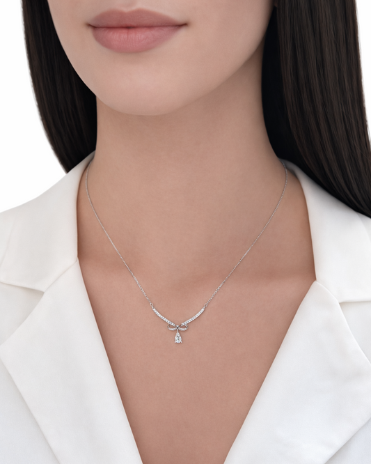 Girocollo Greta in Argento rodio