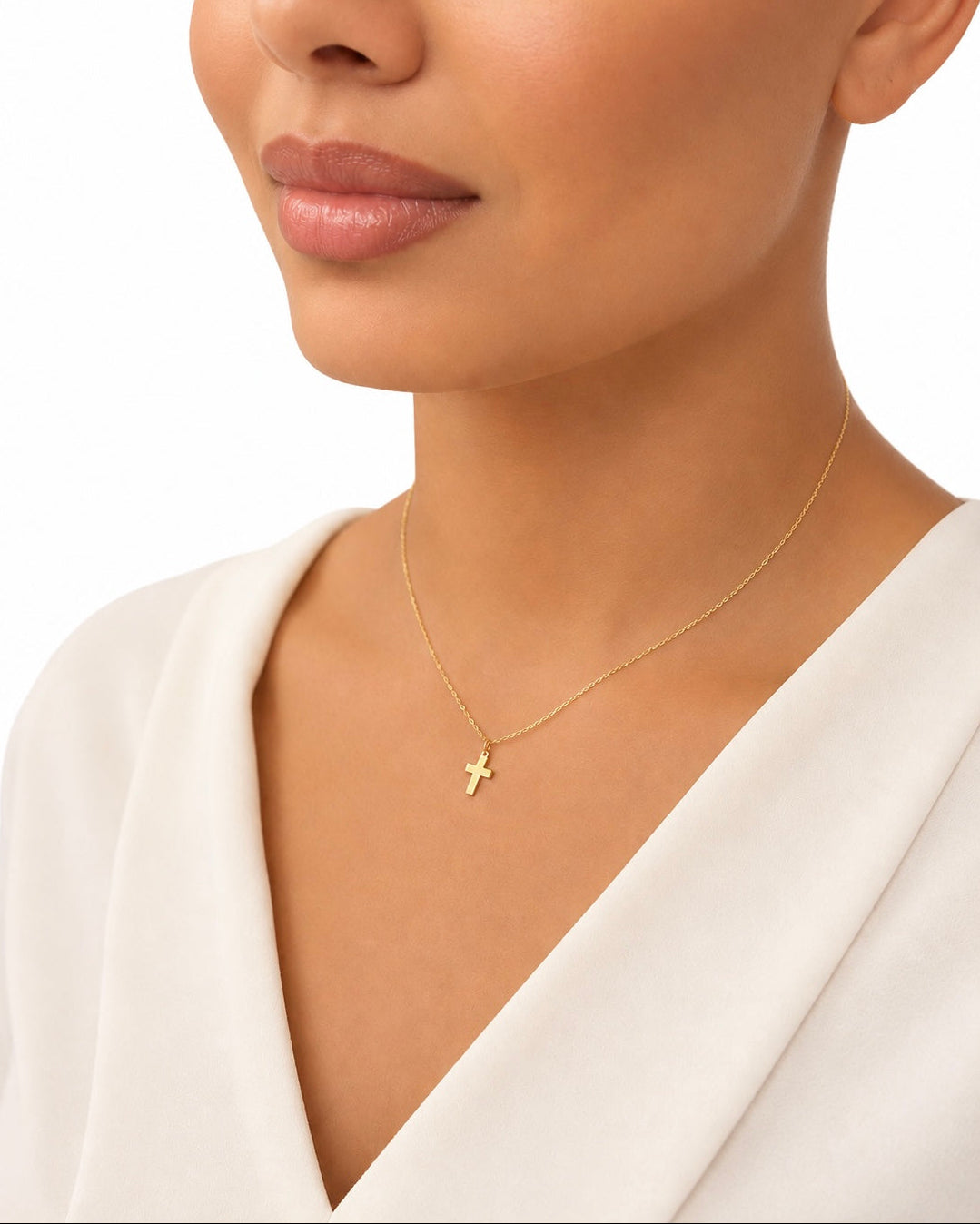 Girocollo in Oro 9kt con Croce