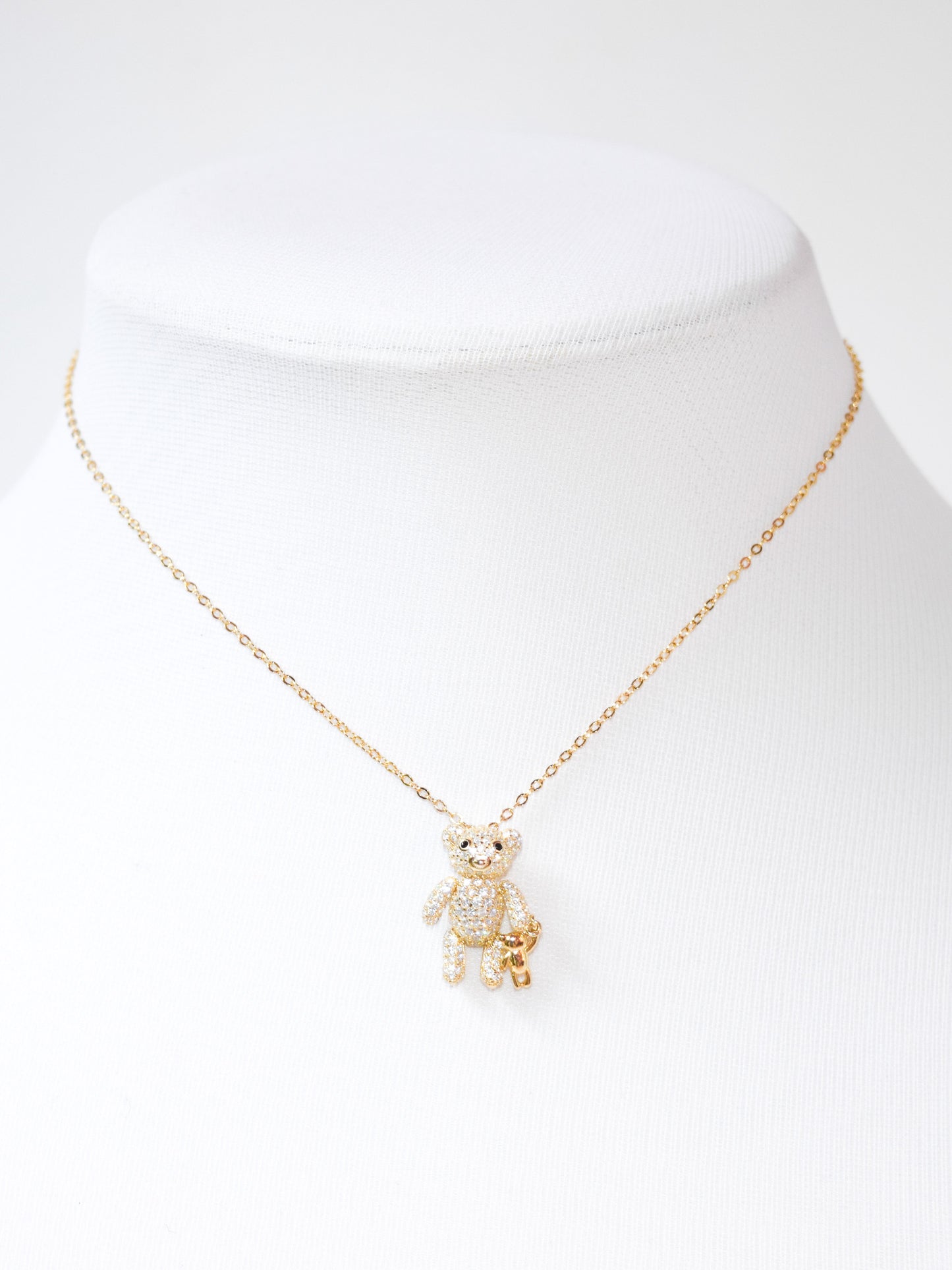 Girocollo Teddy in argento 925 placcato oro giallo 18kt