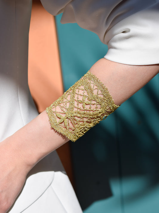 Bracciale Tombolo in Oro Giallo 18kt