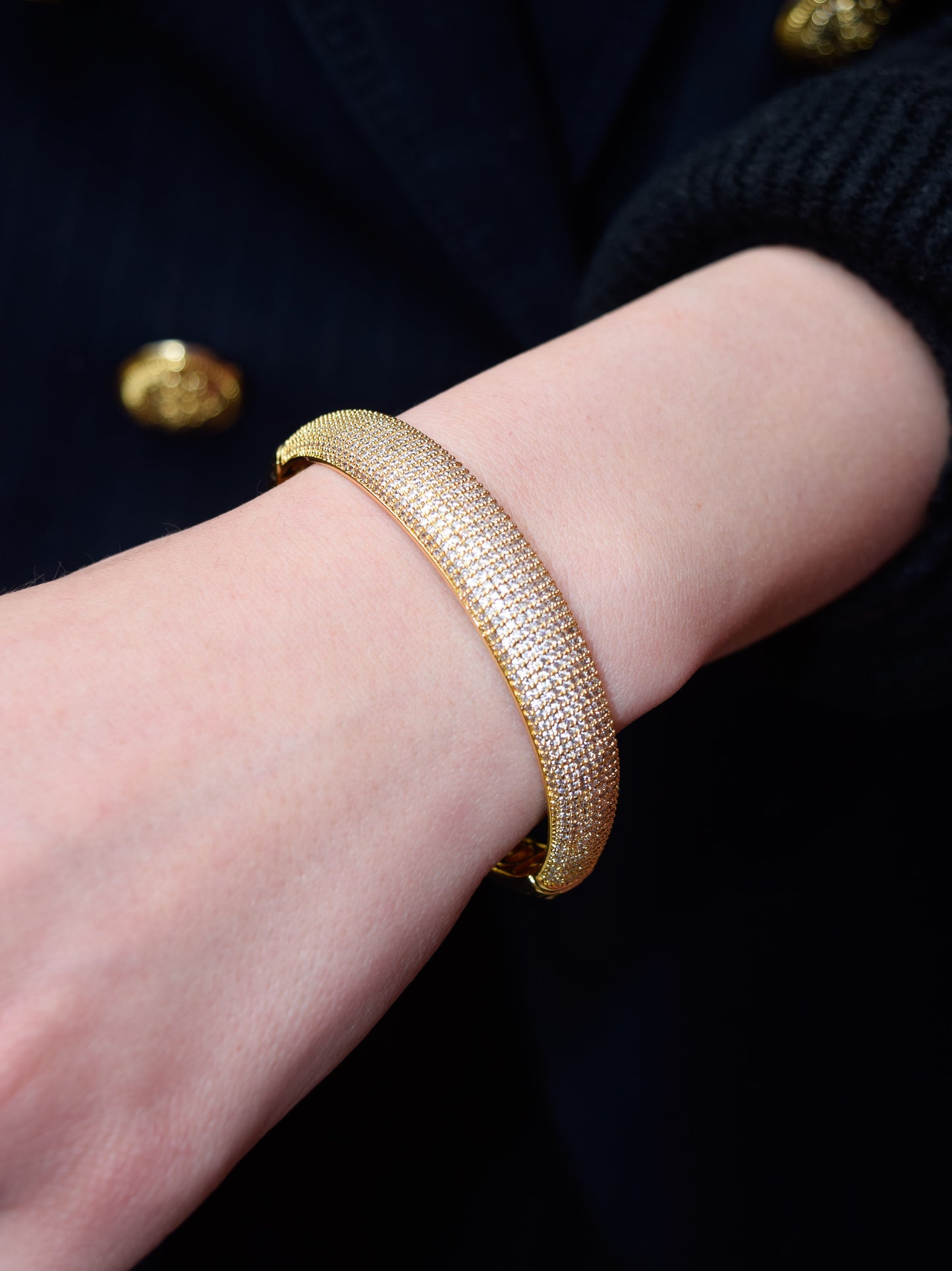 Bracciale Brass con zirconi