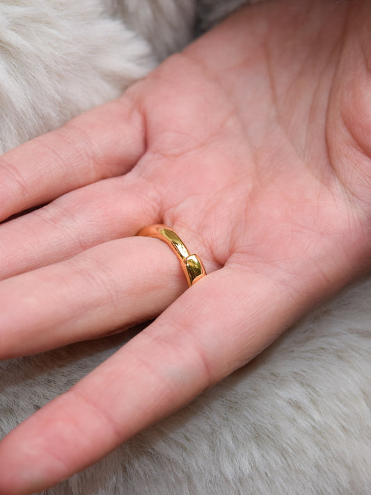 Anello Nadia con zircone verde