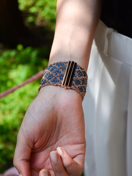 Bracciale fatto a mano Blu